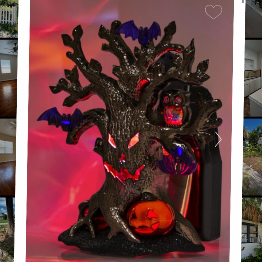 Bath and body works Wallflower Plug in Halloween MONSTER tree nightlight